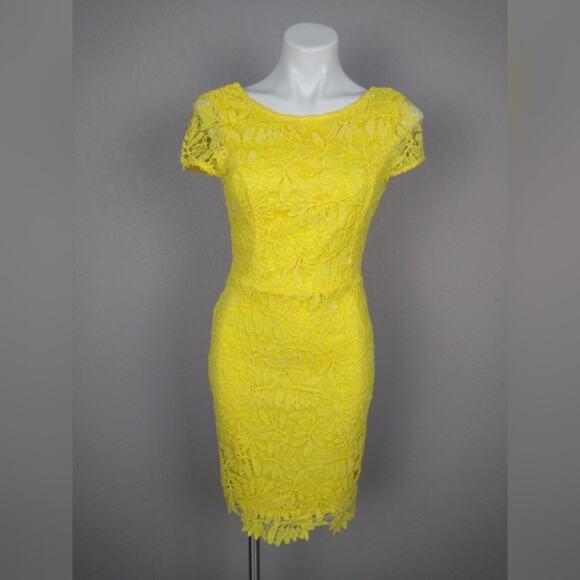 LuLu’s Right Sheer, Right Now Lace Bodycon Dress M - Picture 2 of 16